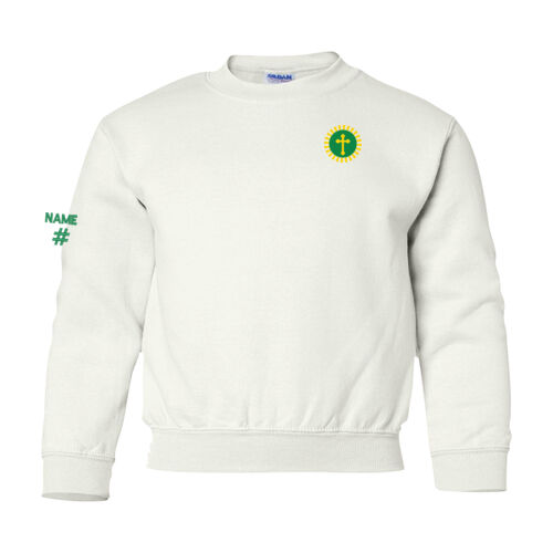 Gildan Youth Cross Printed Crewneck Thumbnail