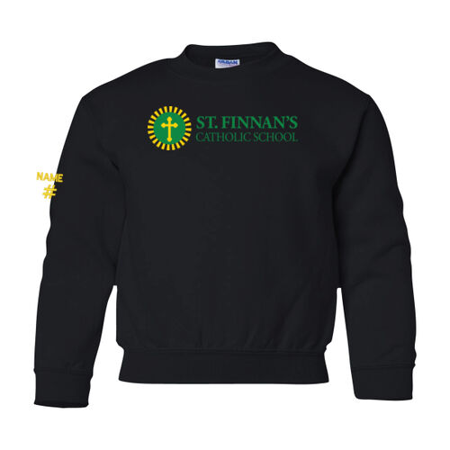Gildan Youth Finnan Printed Crewneck Thumbnail