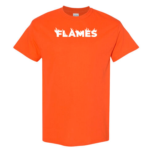 Gildan Men's Flames Printed T-Shirt Thumbnail