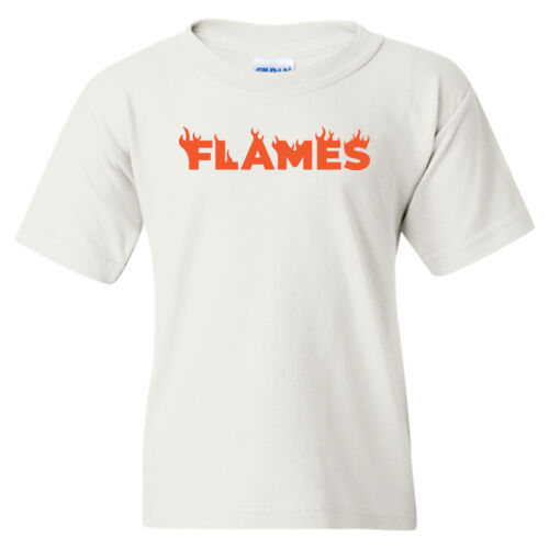 Gildan Youth Flames Printed T-Shirt Thumbnail