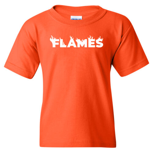 Gildan Youth Flames Printed T-Shirt Thumbnail